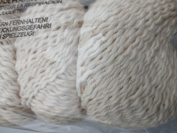 RICO CREATIVE CHUNKY KNITTING COTTON SO COOL & SO SOFT 5X100G BALLS CREAM