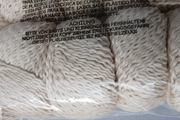 RICO CREATIVE CHUNKY KNITTING COTTON SO COOL & SO SOFT 5X100G BALLS CREAM