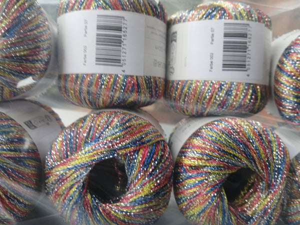 RICO DESIGN CREATIVE MAKE IT GLITTER 1 BALL GOLDFINGERING YARN CRATFING