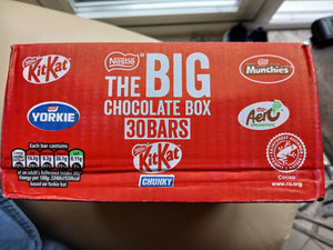 Nestlé The Big Chocolate Box 30 x 1.3kg Chocolate Bars BBE NOVEMBER-2025