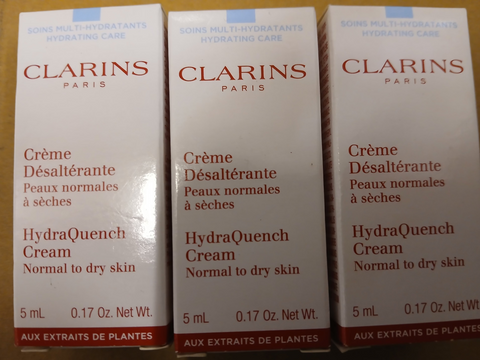 Clarins Hydra Quench Cream 3X5ml Boxes Normal to Dry Skin