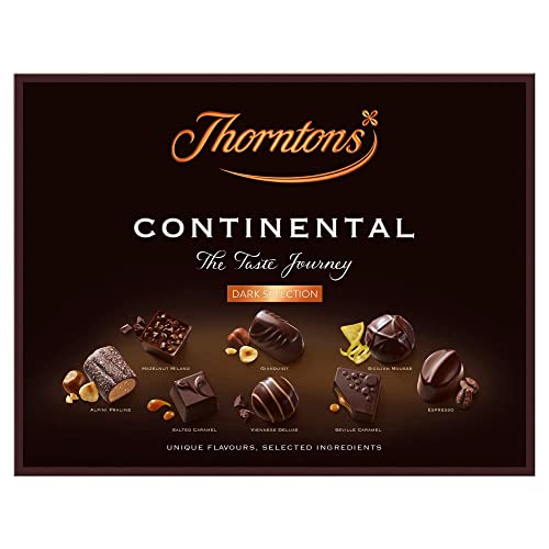 Thorntons Chocolate Continental Set Assorted White, Milk & Dark Chocolates 264g