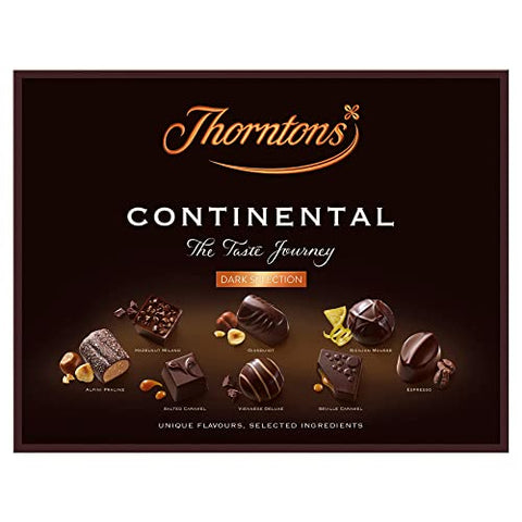 THORNTONS Continental Dark Chocolate Collection 264g