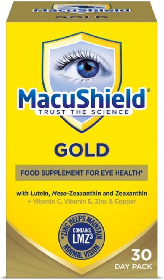 MacuShield Gold Formula Eye Health Supplement 30 Day Packet Expiry 2025