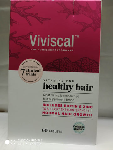 VIVISCAL HEALTHY HAIR WOMEN HAIR GROWTH RESTORE 60 TABLETS EXPIRY FEBRUARY 2025