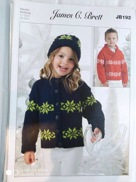 James Brett Wool & Crochet Knitting Patterns Various Designs Childrens Garments Ladies Jumpers Cardigans Jackets Toys Cushions