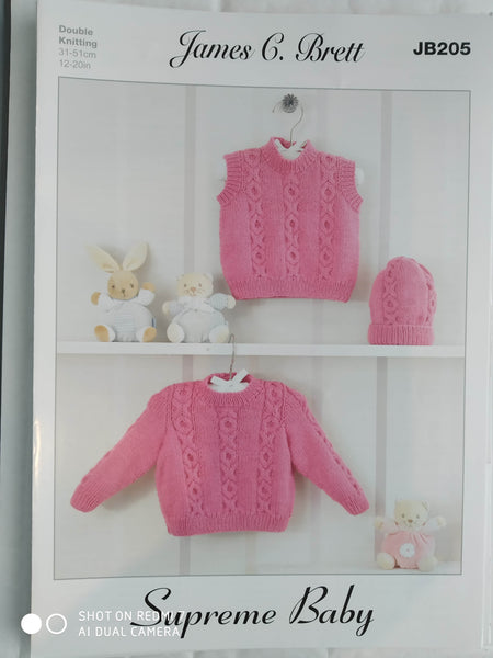 James Brett Wool & Crochet Knitting Patterns Various Designs Childrens Garments Ladies Jumpers Cardigans Jackets Toys Cushions