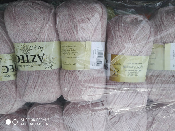 JAMES C BRETT AZTEC ARAN KNITTING WOOL YARN 5X100G 10% ALPACA VARIOUS SHADES