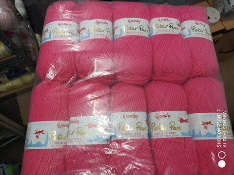 WENDY PETER PAN BABY DOUBLE KNITTING WOOL YARN 10X50g SUMMER PUDDING SHADE 933