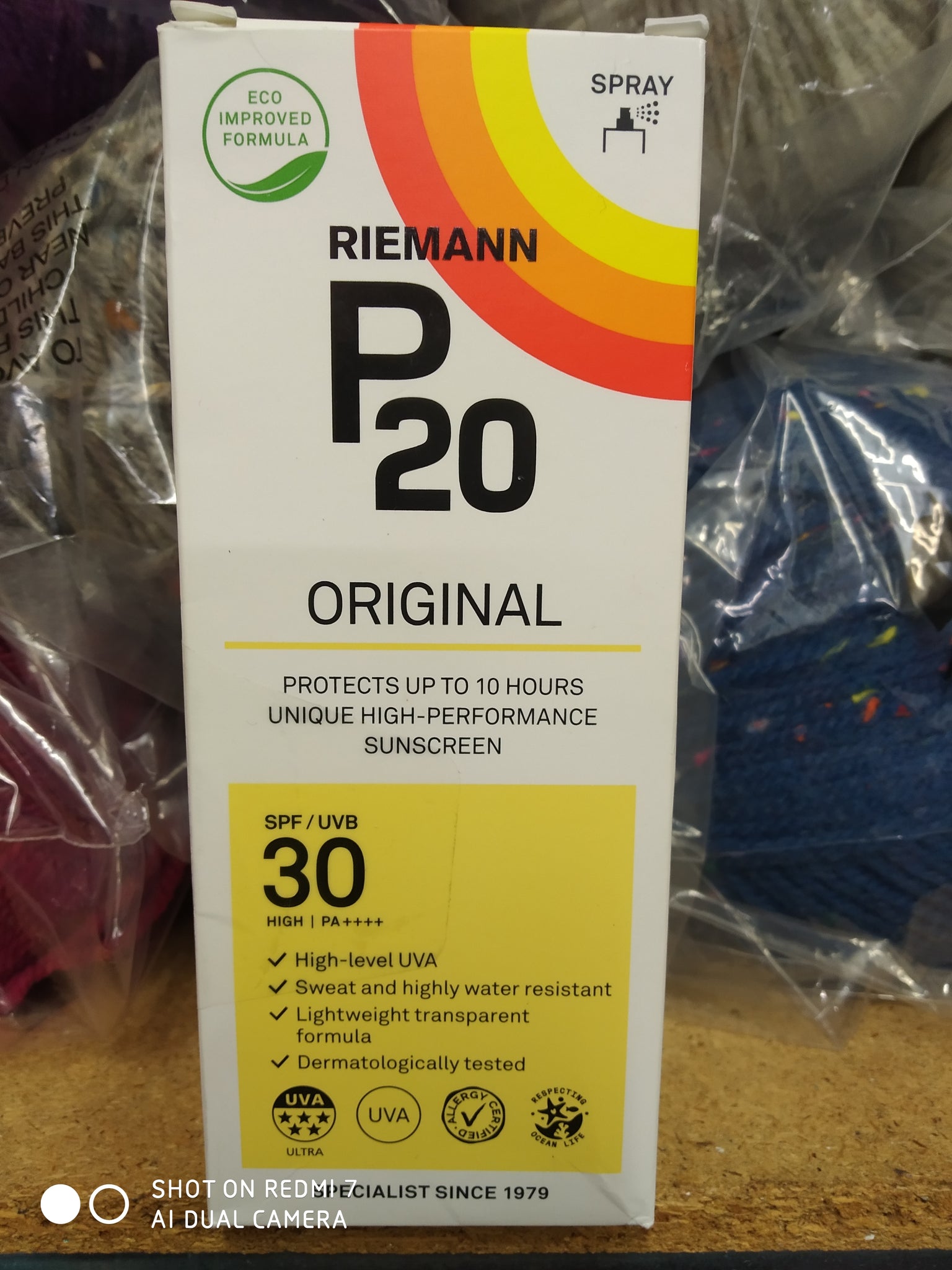 RIEMANN P20 ORIGINAL SUN PROTECTION WATER RESISTANT LIGHT FORMULA SPF30 SPRAY