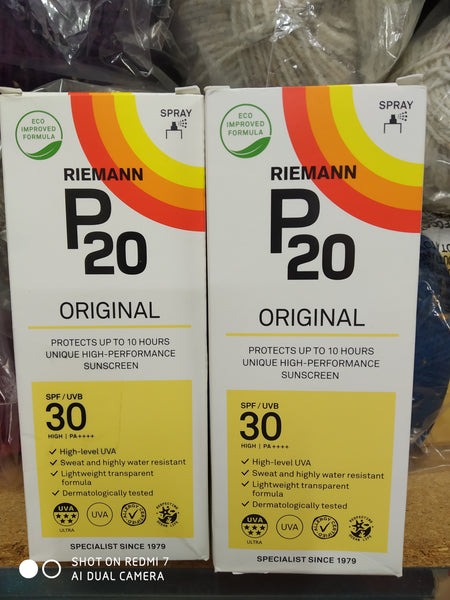 RIEMANN P20 KIDS SUN PROTECTION CREAM WATER RESISTANT FORMULA SPF50 SPRAY