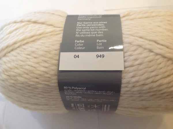 GRUNDL SHETLAND CHUNKY Knitting Wool 5X100G Balls 20% Pure Wool Various Colours