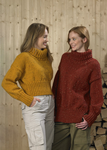 Wendy Air WOOL KNITTING PATTERN LEAFLET 5724 Ladies Lacy Tee