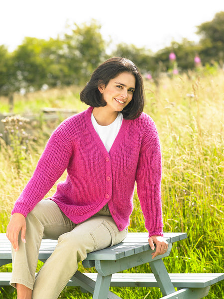 Wendy Air WOOL KNITTING PATTERN LEAFLET 5724 Ladies Lacy Tee