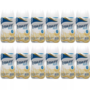 Ensure Plus Nutritional Supplement Drink Banana Flavour 12x200ml Bottles Expiry 30th September 2025