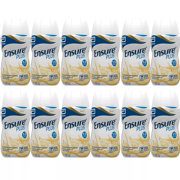 Ensure Plus Nutritional Supplement Drink Banana Flavour 12x200ml Bottles Expiry 30th September 2025