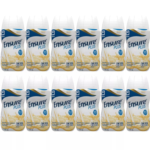 Ensure Plus Nutritional Supplement Drink Banana Flavour 12x200ml Bottles Expiry 30th September 2025
