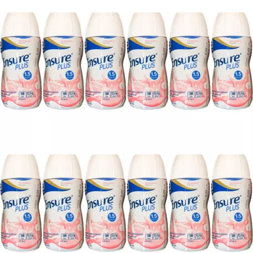 Ensure Plus Nutritional Supplement Drink Banana Flavour 12x200ml Bottles Expiry 30th September 2025