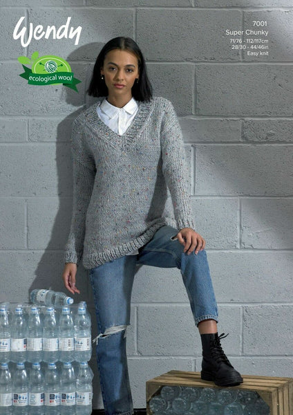 Wendy Super Chunky Crochet Knitting Wool Leaflet Pattern 6176 Crochet Blanket One Size