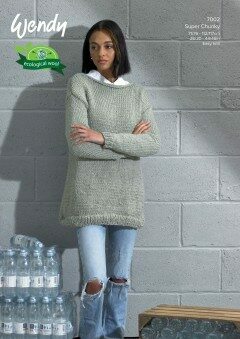 Wendy Super Chunky Crochet Knitting Wool Leaflet Pattern 6176 Crochet Blanket One Size