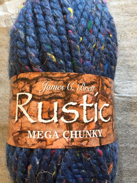 JAMES C BRETT RUSTIC MEGA CHUNKY KNITTING WOOL FLECK YARN 5X100G BALLS