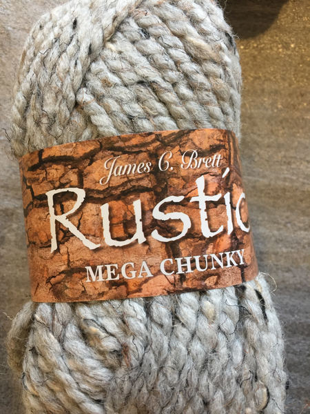 JAMES C BRETT RUSTIC MEGA CHUNKY KNITTING WOOL FLECK YARN 5X100G BALLS