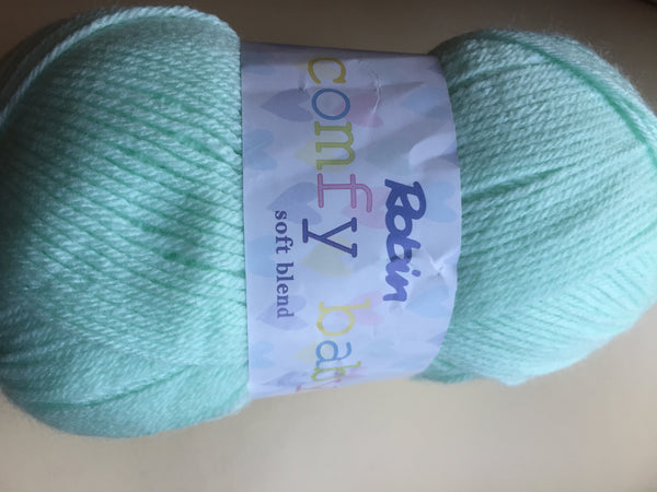 5 X100G BALLS ROBIN COMFY BABY SOFT BLEND DOUBLE KNITTING WOOL YARN NEW