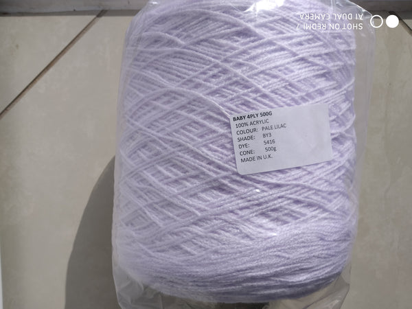 JAMES BRETT BABY 4PLY MACHINE HAND KNITTING WOOL YARN 1X500G CONE 8 SHADES NEW