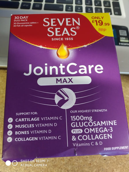 Seven Seas Joint Care Max Supplex Complete Glucosamine Omega-3 Capsules & kwai