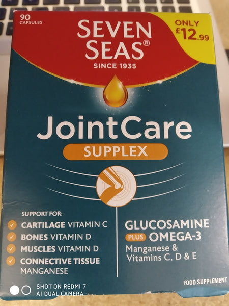 Seven Seas Joint Care Max Supplex Complete Glucosamine Omega-3 Capsules & kwai