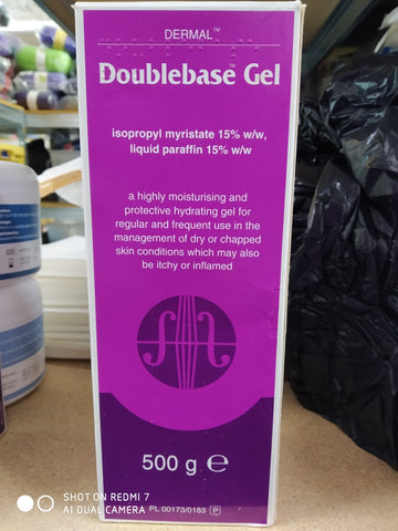 DOUBLEBASE GEL 500G DISPENSER MOISTURISER HYDRATION DRY SKIN ECZEMA