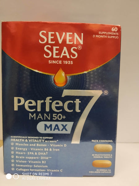 Seven Seas Joint Care Max Supplex Complete Glucosamine Omega-3 Capsules & kwai