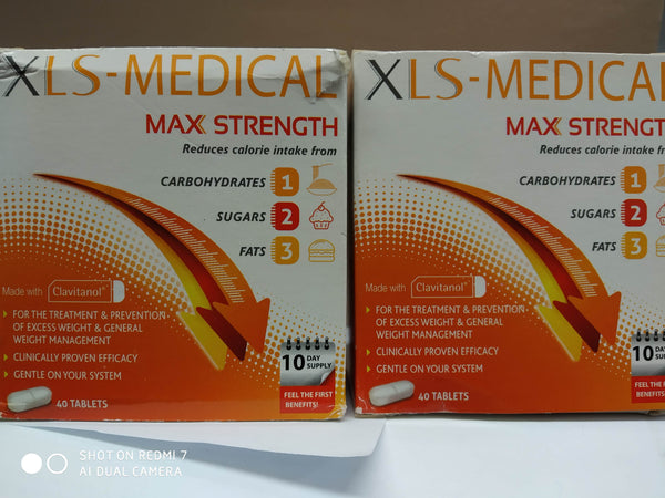 XLS MEDICAL MAX STRENGTH DIET TABLETS SEALED EXPIRY 2024 VARIOUS SIZES NEW