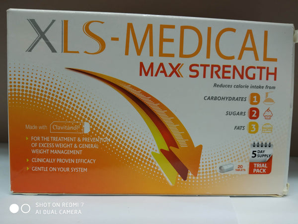 XLS MEDICAL MAX STRENGTH DIET TABLETS SEALED EXPIRY 2024 VARIOUS SIZES NEW