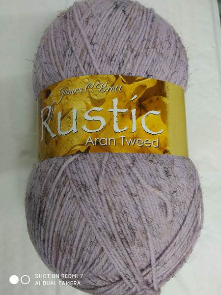 JAMES BRETT RUSTIC ARAN KNITTING WOOL YARN 1X400G Ball VARIOUS COLOURS NEW