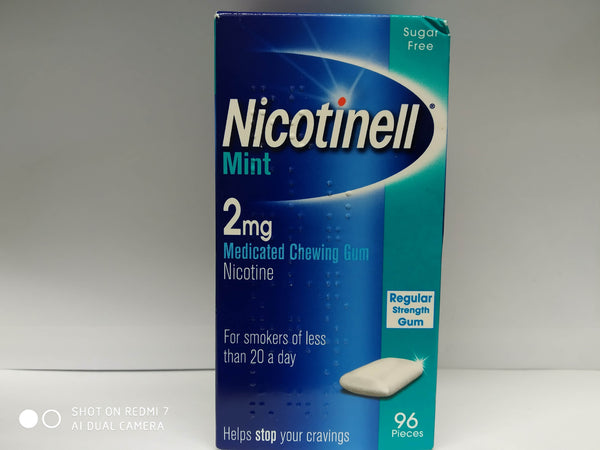 NICORETTE CHEWING GUM ORIGINAL FLAVOUR 210 PIECES 4MG EXPIRY 2025