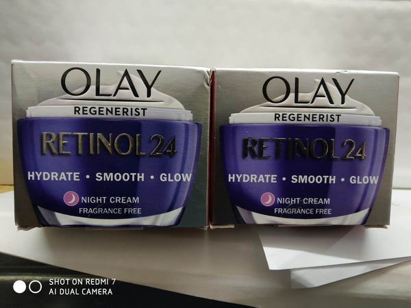 2x50ml OLAY REGENERIST ADVANCED ANTI-AGEING 3 POINT AGE-DEFYING CREAMS NEW