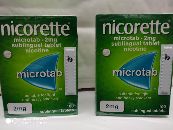 BOOTS NICORETTE MICROTAB 2MG NICOTINE 100 SUBLINGUAL TABLETS EXPIRY JULY 2025 NEW