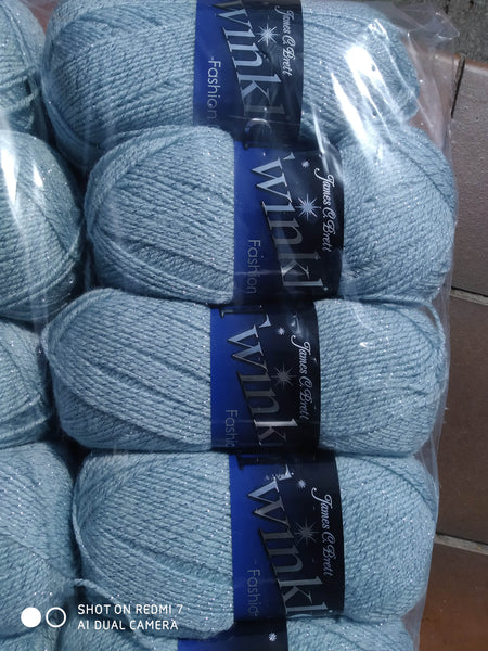 JAMES C BRETT TWINKLE FASHION DOUBLE KNITTING WOOL YARN 5x100g Choose Colour