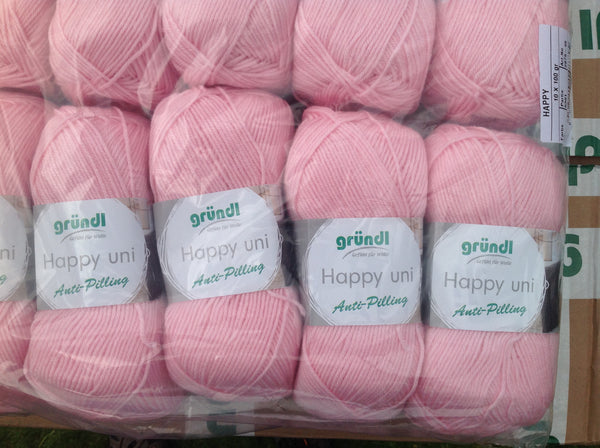 GRUNDL HAPPY COLOR ANTI-PIL PRINT DOUBLE KNITTING WOOL YARN 5X100G BALLS COLOURS