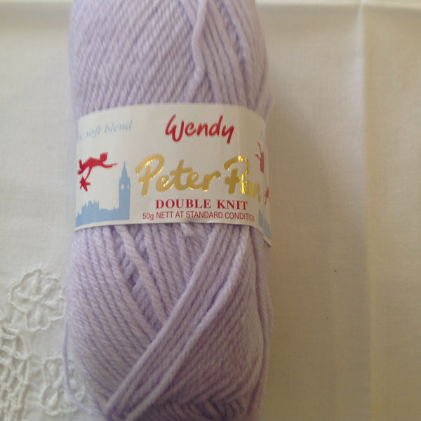 WENDY PETER PAN DOUBLE KNITTING WOOL YARN 5X50G BALLS 13 VARIOUS COLOURS AVAILABLE