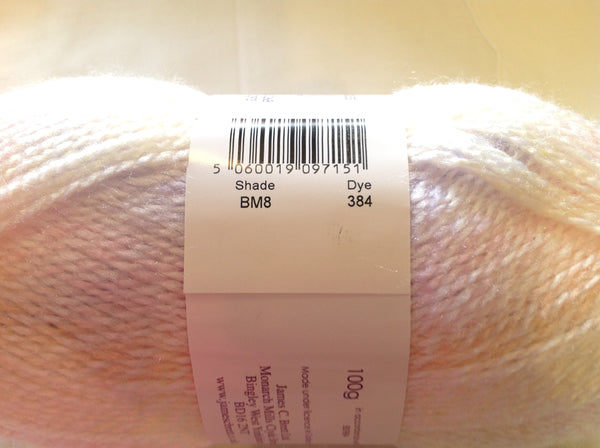 5 X 100 GRAM BALLS OF JAMES BRETT BABY MARBLE DOUBLE KNITTING WOOL YARN NEW