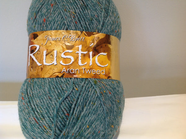 JAMES BRETT RUSTIC ARAN KNITTING WOOL YARN 1X400G Ball VARIOUS COLOURS NEW