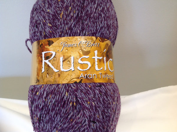 JAMES BRETT RUSTIC ARAN KNITTING WOOL YARN 1X400G Ball VARIOUS COLOURS NEW