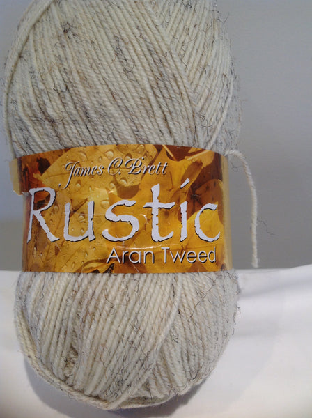 JAMES BRETT RUSTIC ARAN KNITTING WOOL YARN 1X400G Ball VARIOUS COLOURS NEW