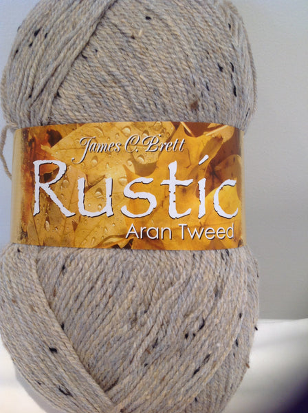 JAMES BRETT RUSTIC ARAN KNITTING WOOL YARN 1X400G Ball VARIOUS COLOURS NEW