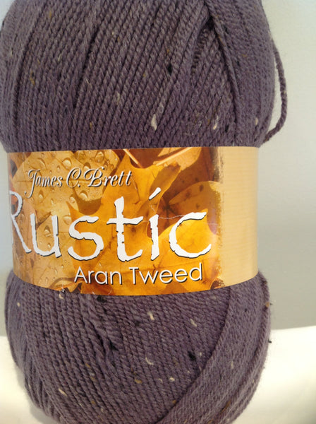 JAMES BRETT RUSTIC ARAN KNITTING WOOL YARN 1X400G Ball VARIOUS COLOURS NEW