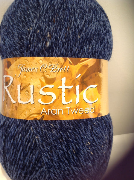 JAMES BRETT RUSTIC ARAN KNITTING WOOL YARN 1X400G Ball VARIOUS COLOURS NEW