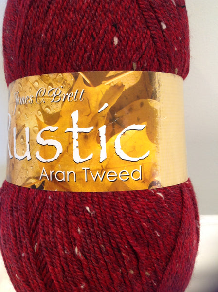 JAMES BRETT RUSTIC ARAN KNITTING WOOL YARN 1X400G Ball VARIOUS COLOURS NEW