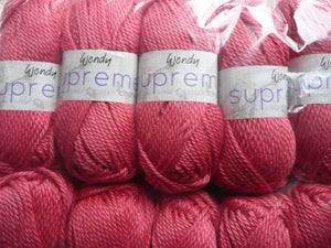 Wendy Supreme Luxury Cotton Chunky 100% Mercerised Cotton Knitting Yarn 100g Balls